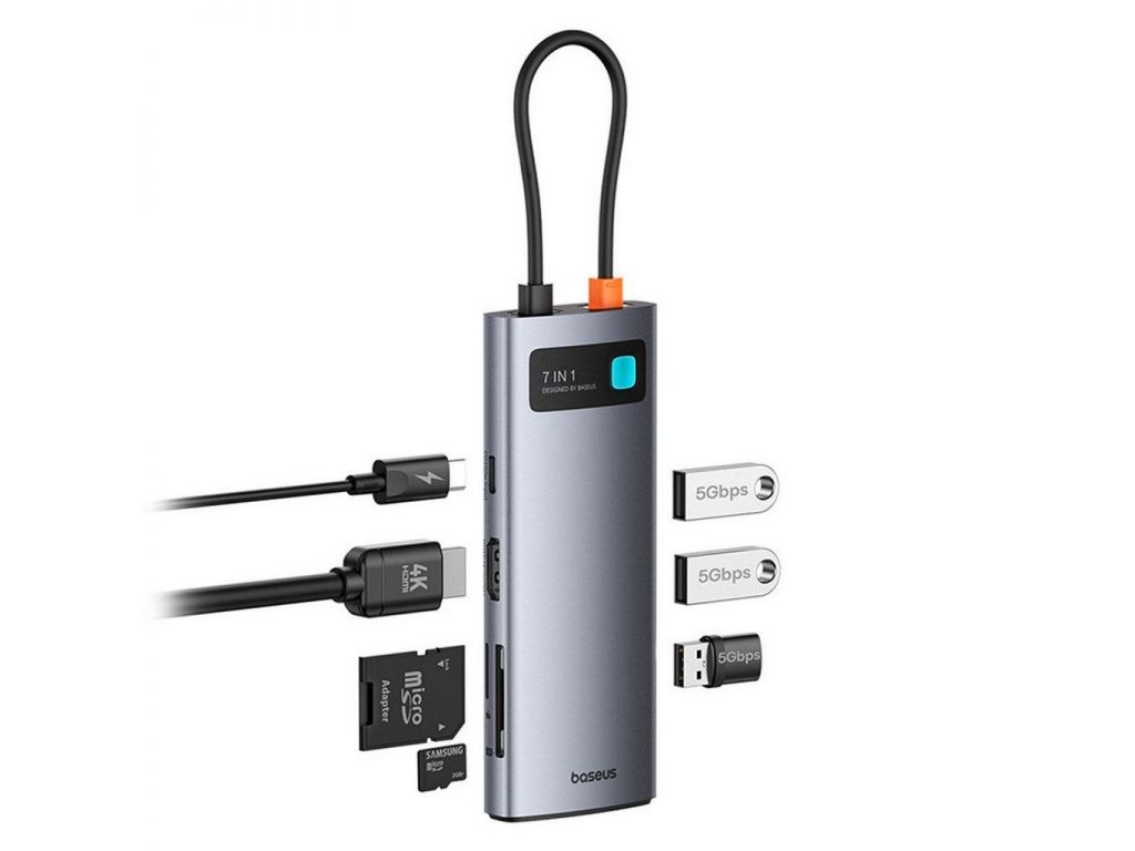 Док-станция Baseus UltraJoy Series 7-Port Hub B00030708811-00