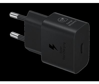 Сетевое зарядное Samsung Adapter 25W PD USB-C Cable 2-pin (Black)