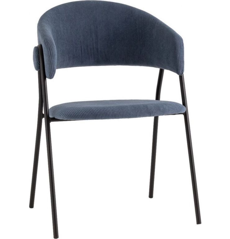 Стул Stool Group Колин NEW AV 487 (вельвет пыльно-синий)