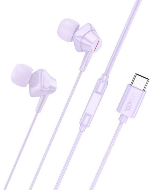 Наушники Hoco M113 USB Type-C (сиреневый)