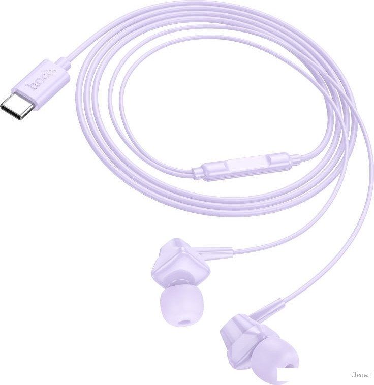 Наушники Hoco M113 USB Type-C (сиреневый)