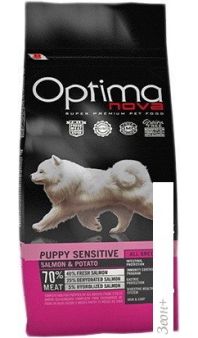 Корм для собак Optimanova Puppy Sensitive Salmon & Potato 12 кг
