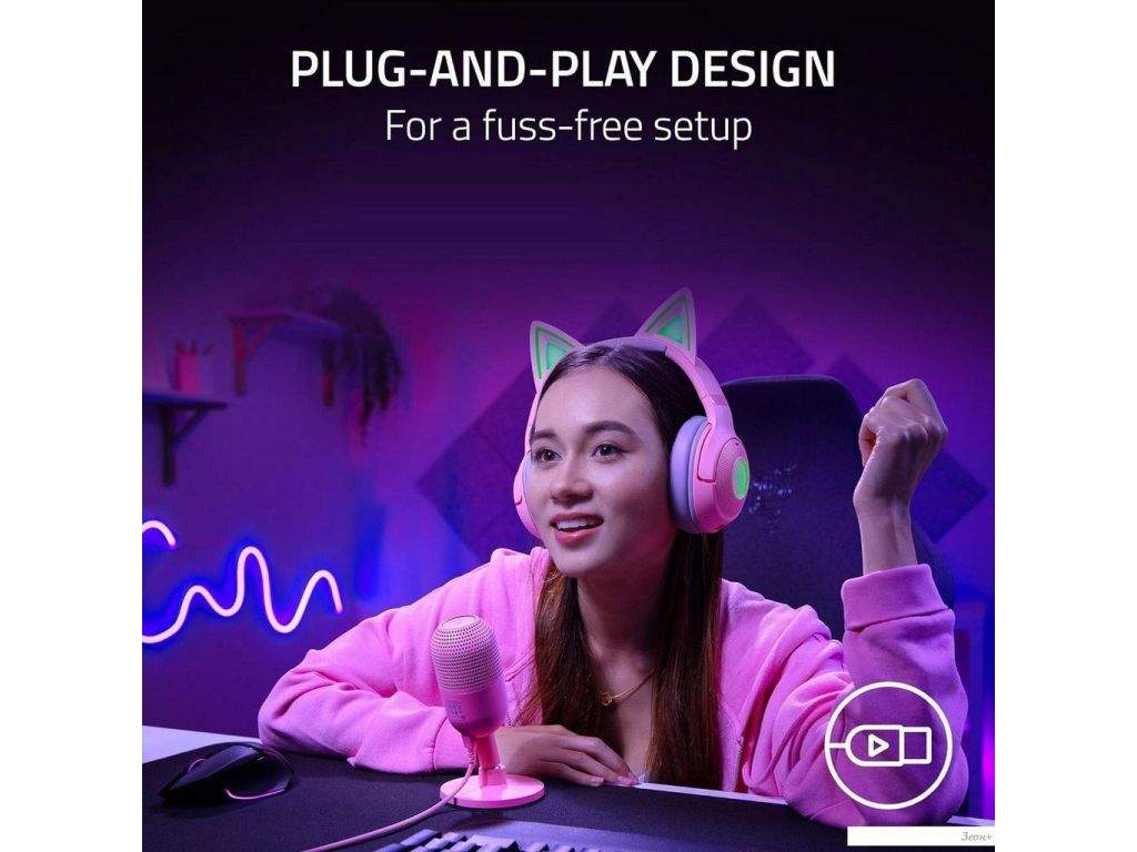Проводной микрофон Razer Seiren V3 Mini Quartz Pink
