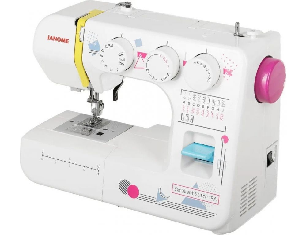 Электромеханическая швейная машина Janome Excellent Stitch 18A