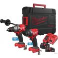 Milwaukee M18 ONEPP2A3-502X 4933493244 (шуруповерт, винтоверт, 2 АКБ, кейс)