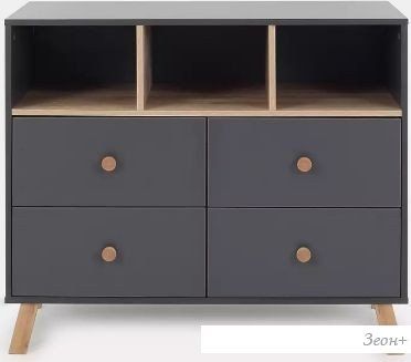 Детский комод Rant Vester 116 (Moon Grey)