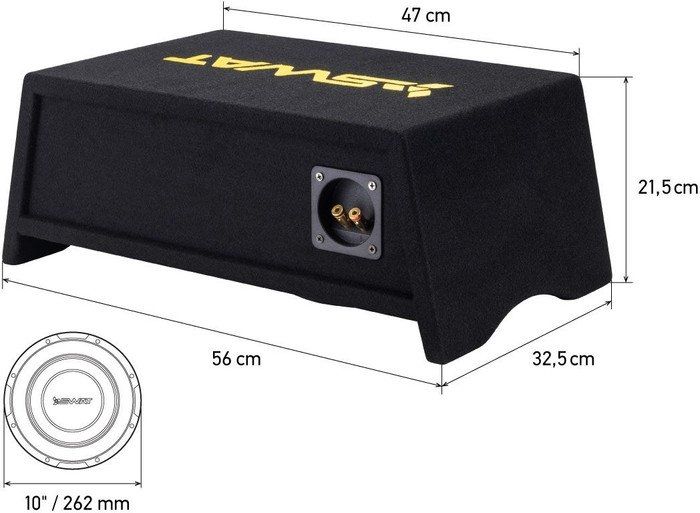 Корпусной пассивный сабвуфер Swat MAS--10SB Slim