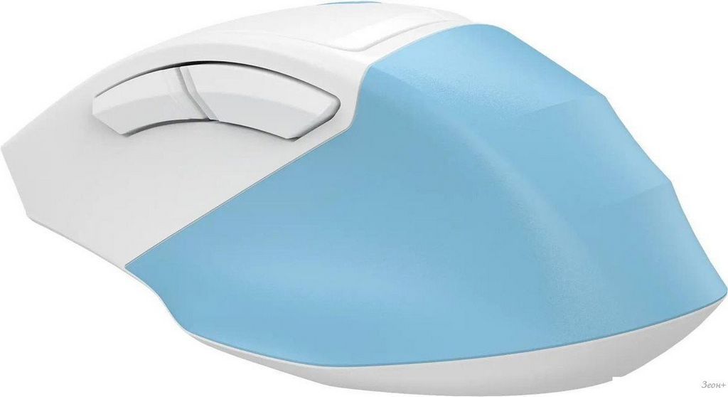 Мышь A4Tech Fstyler FG45CS Air2 (белый/голубой)