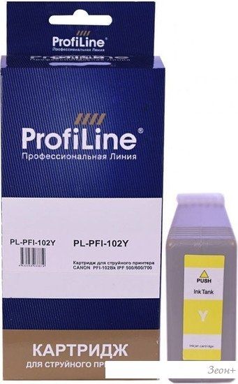 Картридж ProfiLine PL-PFI-102Y (аналог Canon PFI-102Y_Y)