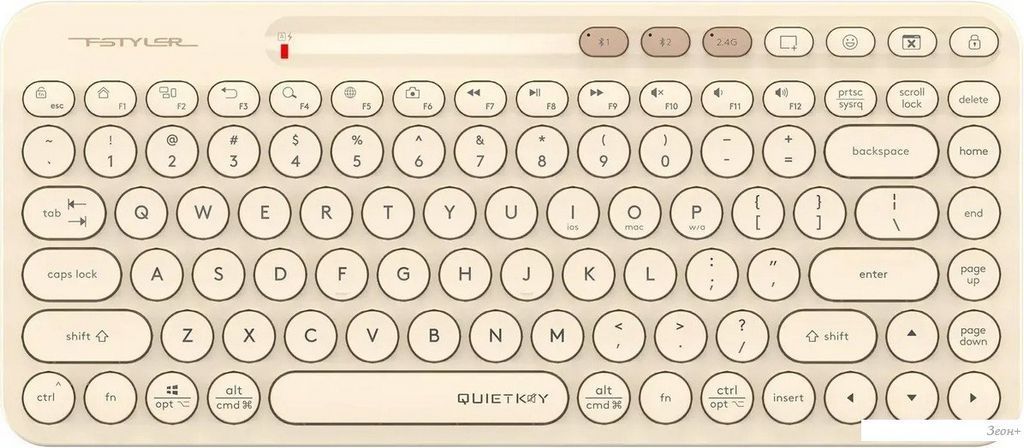 Клавиатура A4Tech Fstyler FBK36C AS (бежевый)