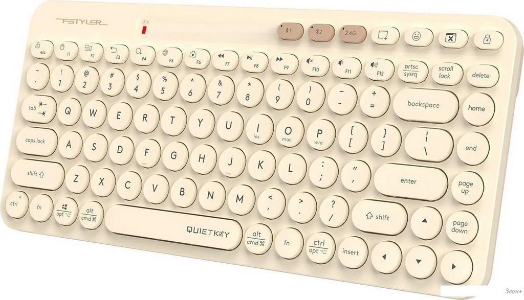 Клавиатура A4Tech Fstyler FBK36C AS (бежевый)