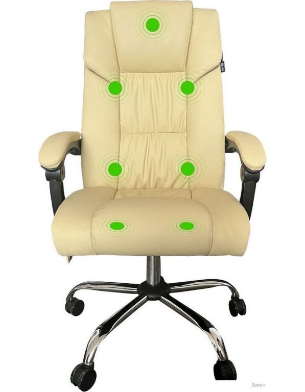 Офисное кресло CACTUS CS-CHR-OC04M-WT (слоновая кость)
