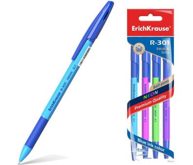 Erich Krause R-301 Neon Stick&Grip  42023 (4 )