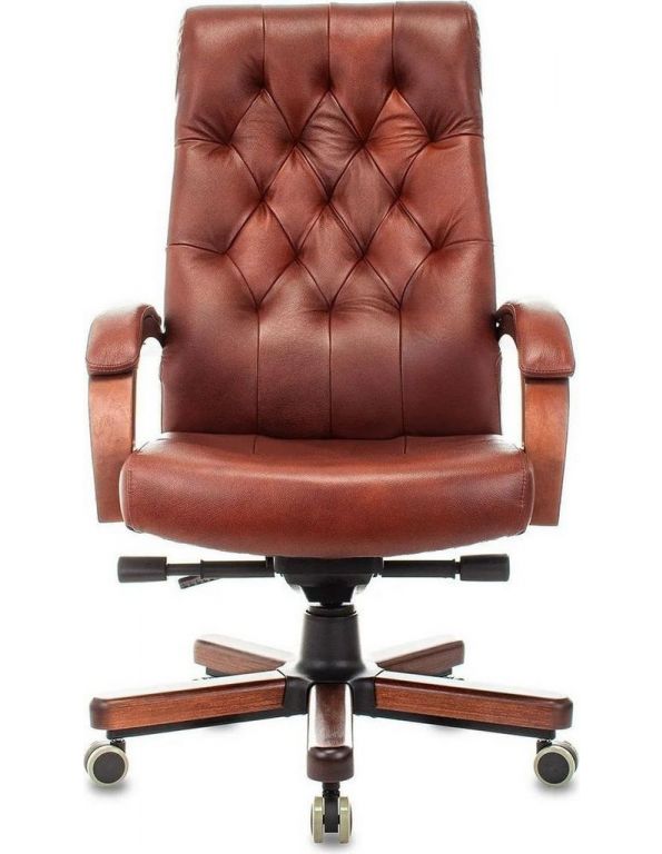 Офисное кресло Бюрократ T-9928WALNUT/CHOK (светло-коричневый)