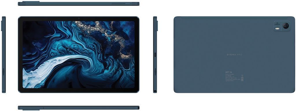 Планшет Digma Pro HIT 14 T606 4G 4GB/128GB (синий)