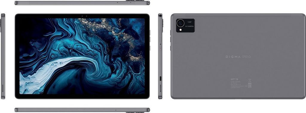Планшет Digma Pro HIT 16 8GB/128GB (серый)