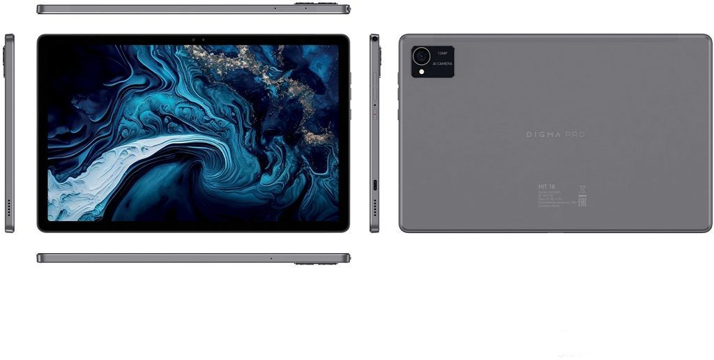 Планшет Digma Pro HIT 16 8GB/128GB (серый)