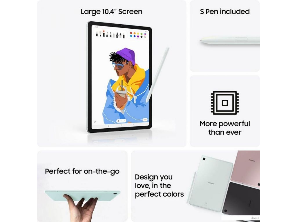 Планшет Samsung Galaxy Tab S6 Lite 2024 Wi-Fi SM-P620 4GB/128GB (мятный)