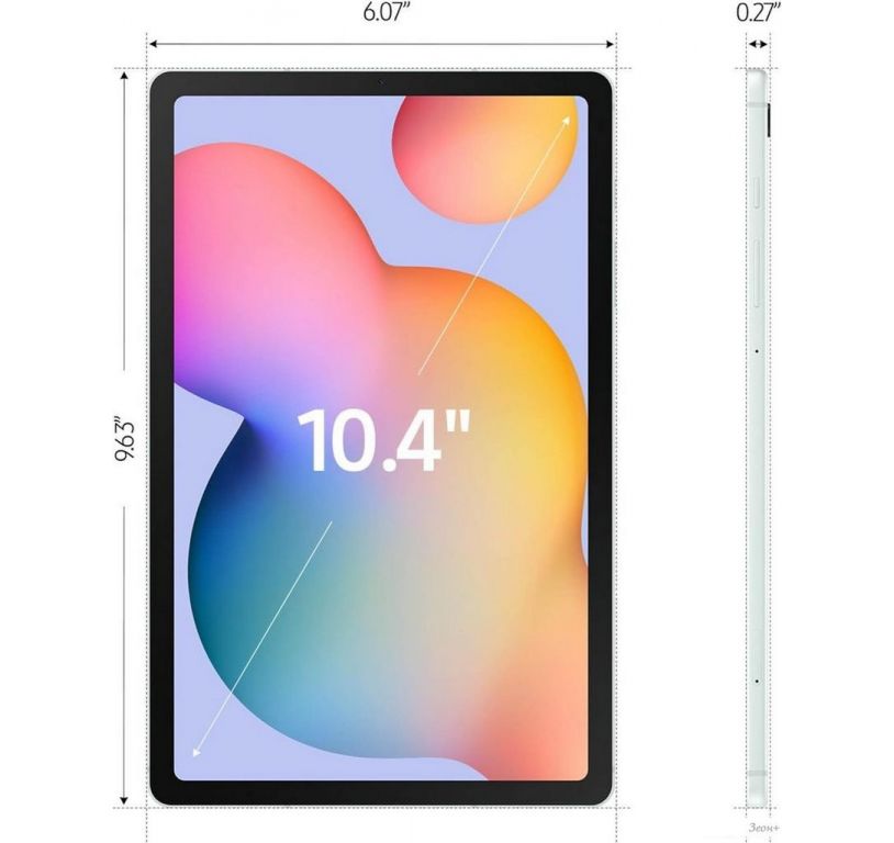 Планшет Samsung Galaxy Tab S6 Lite 2024 Wi-Fi SM-P620 4GB/128GB (мятный)