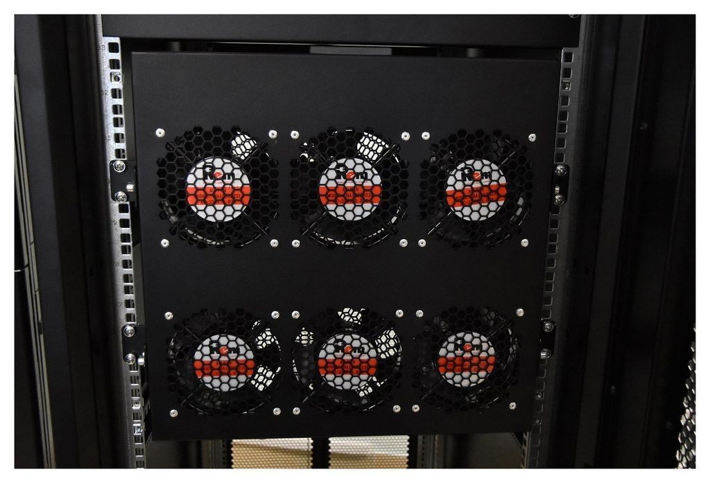 Блок вентиляторов для серверного шкафа Rem R-FAN-6K-1U