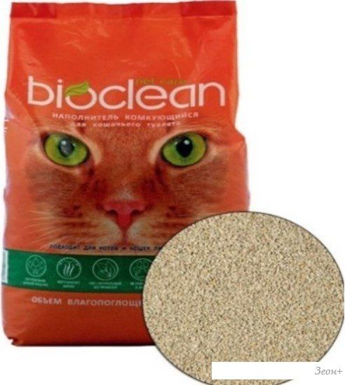 Наполнитель для туалета BioClean Комкующийся 5 л