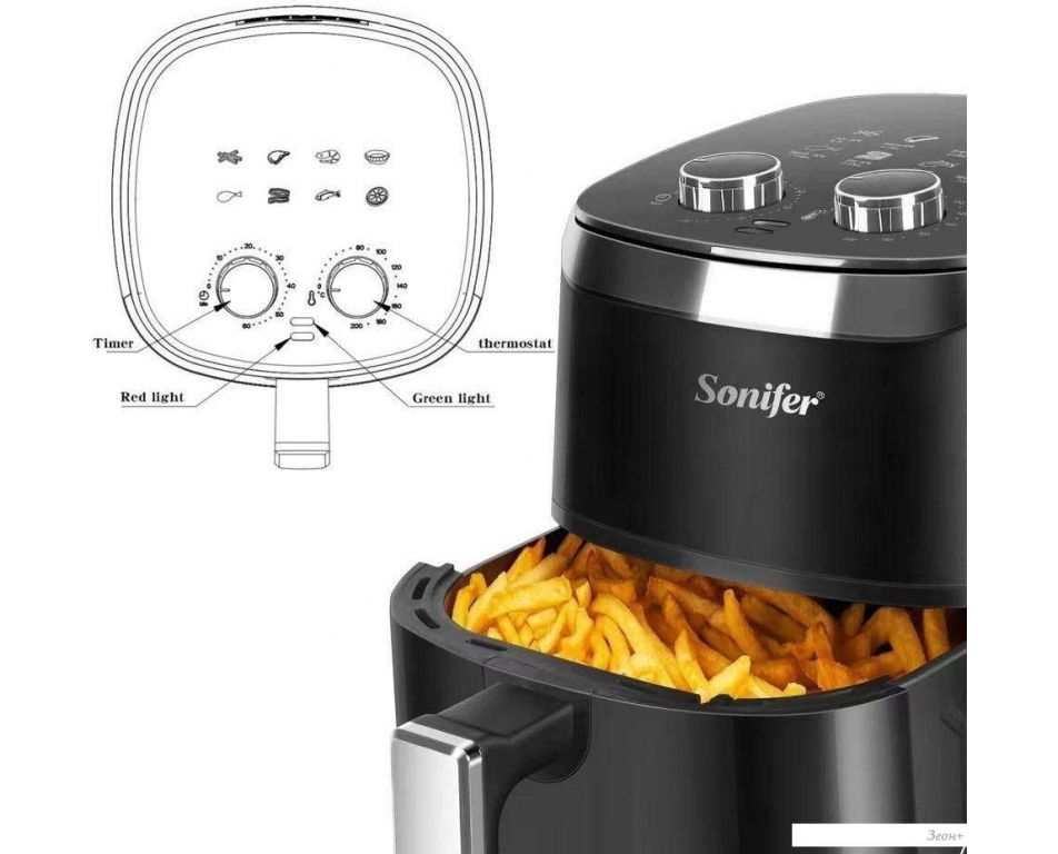 Аэрофритюрница Sonifer SF-1009