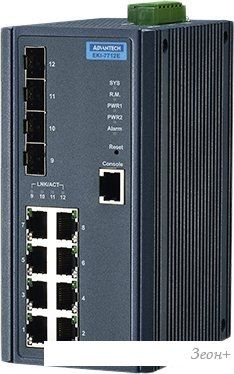 Управляемый коммутатор 2-го уровня Advantech EKI-7712E-4F-AE