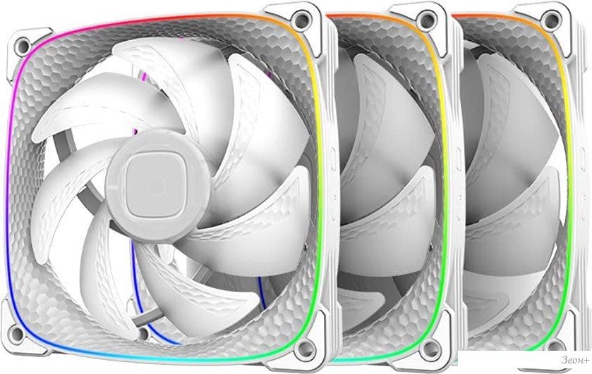 Набор вентиляторов Geometric Future Squama 2503 ARGB Triple Pack (белый)