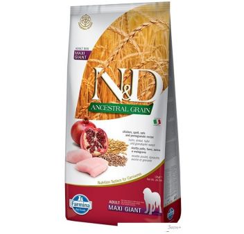 Сухой корм для собак Farmina N&D Low Grain Chicken & Pomegranate Adult Giant Maxi (12кг)