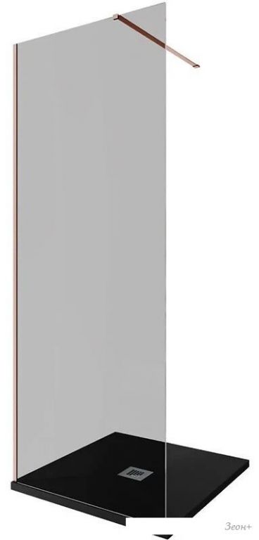 Душевая стенка Allen Brau Infinity 1 3.21006.60.T 323798 (медь браш)