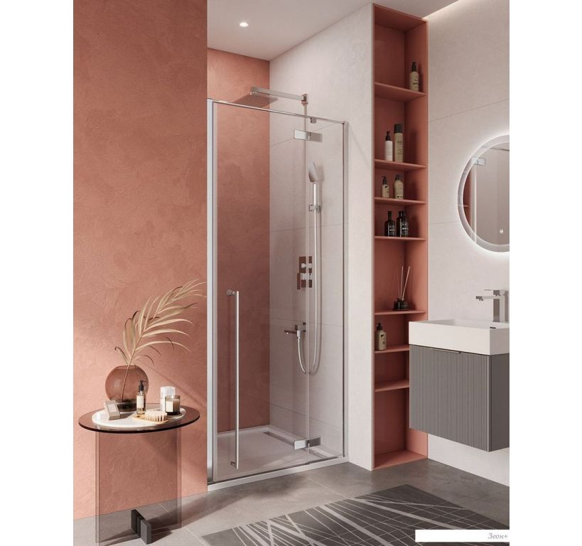 Душевая дверь Cezares LINER-B-12-90-C-Cr-R