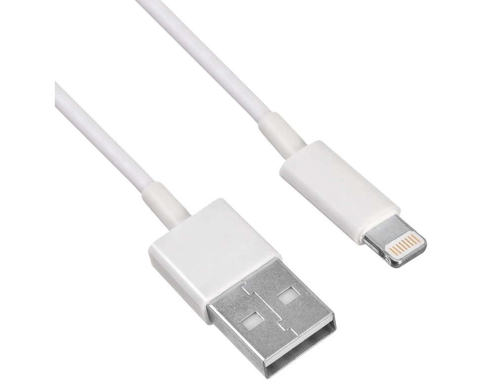 Кабель KingPrice KP-USBAL-2m USB (m)-Lightning (m) 2м белый