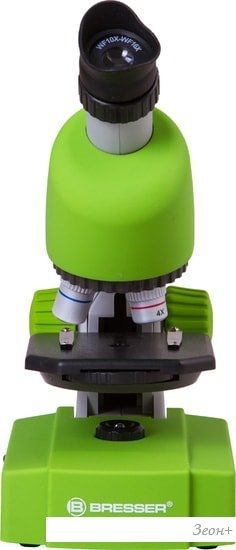Детский микроскоп Bresser Junior 40x-640x (зеленый) 70124