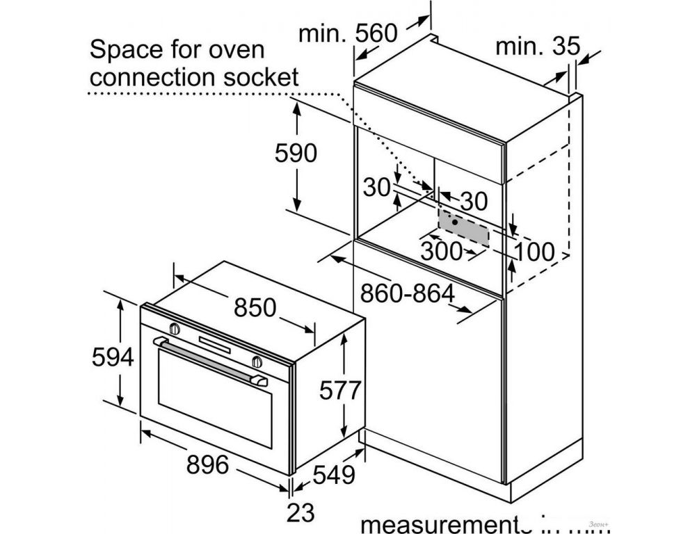 Газовый духовой шкаф Bosch VGD553FB0