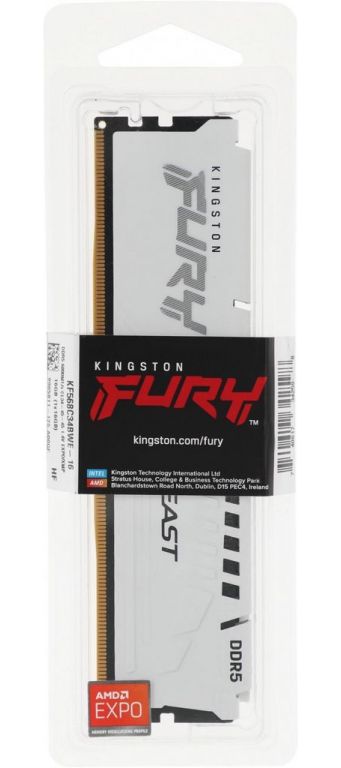 Оперативная память Kingston FURY Beast 16ГБ DDR5 6800 МГц KF568C34BWE-16