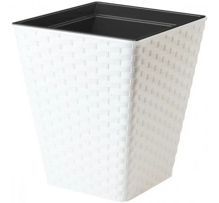 Кашпо Form-Plastic Rattana FP-3880-011 (белый)