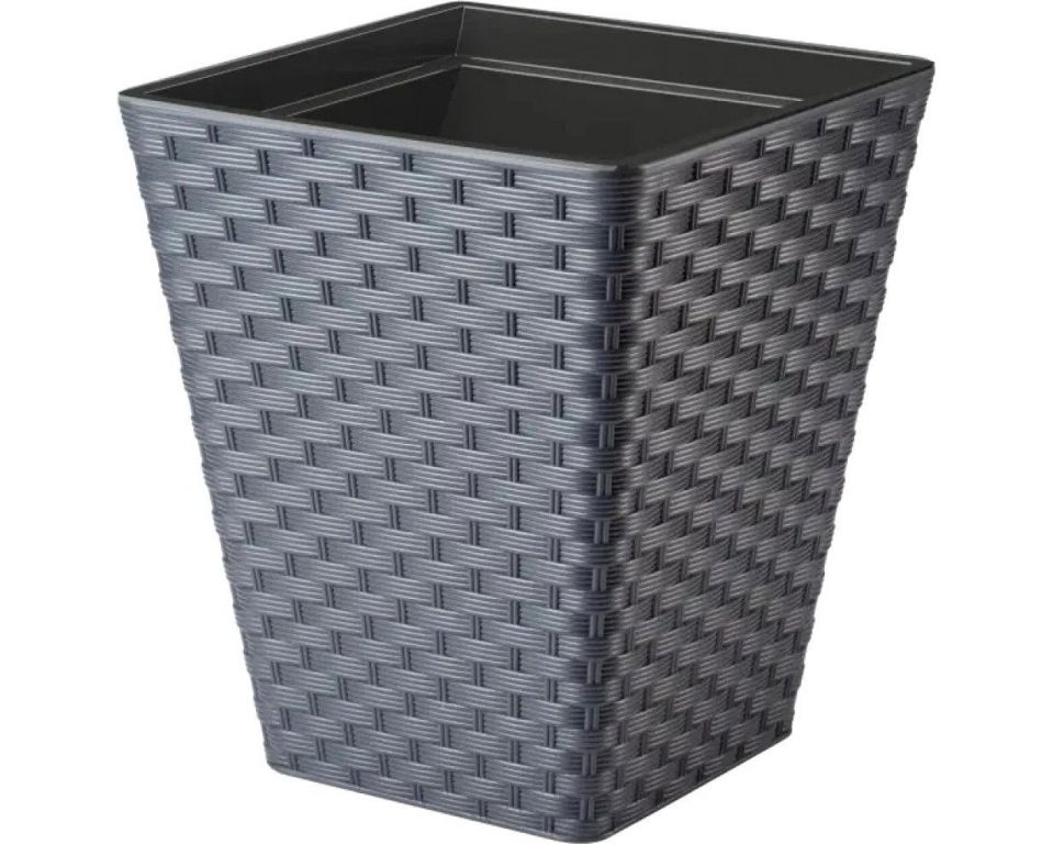 Кашпо Form-Plastic Rattana FP-3870-014 (антрацитовый)
