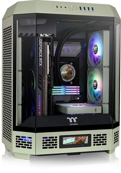 Корпус Thermaltake The Tower 600 Matcha Green CA-1Z1-00MEWN-00