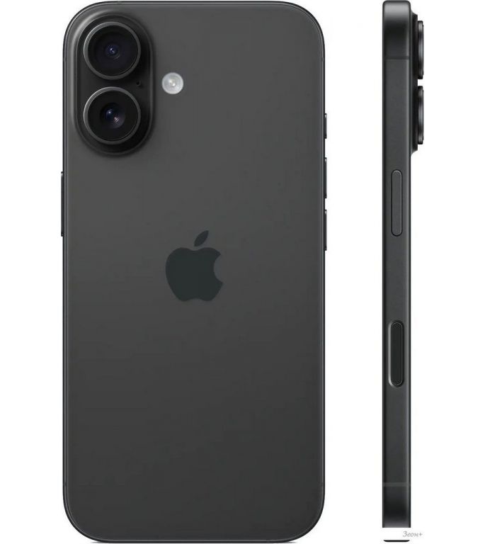 Смартфон Apple iPhone 16 256GB (черный)