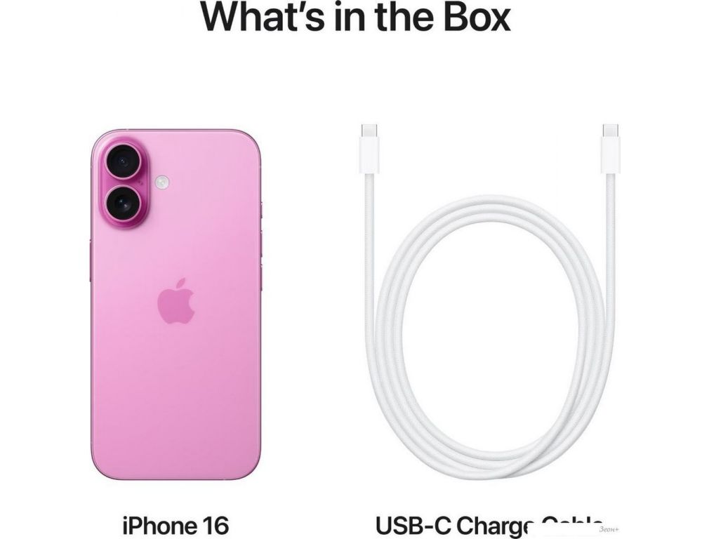 Смартфон Apple iPhone 16 256GB (розовый)