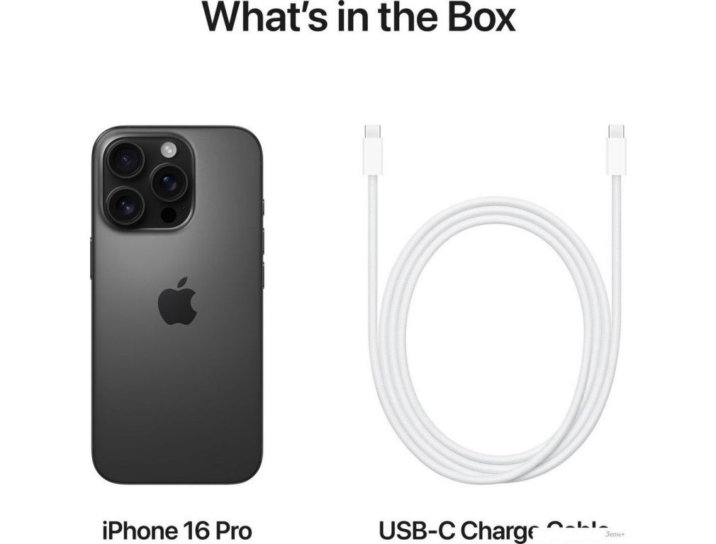 Смартфон Apple iPhone 16 Pro 256GB (черный титан)