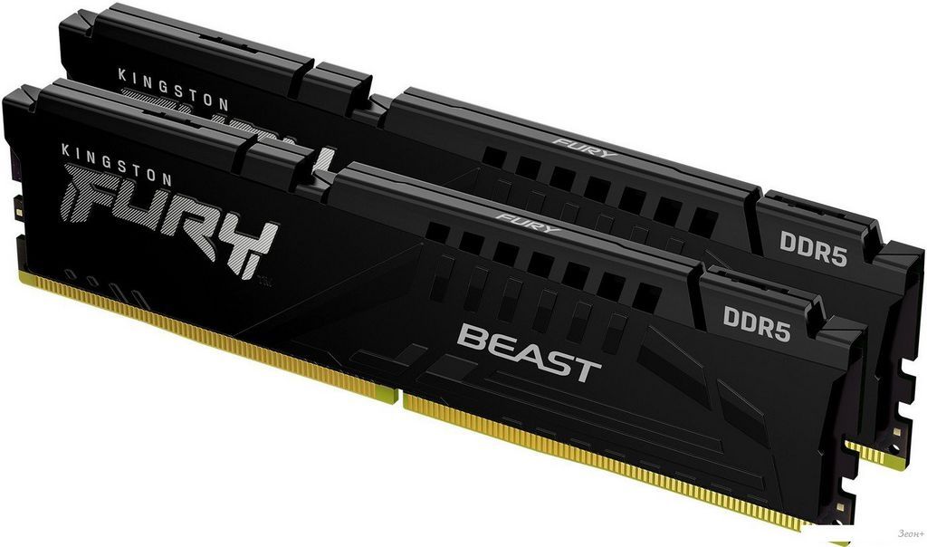 Оперативная память Kingston FURY Beast 2x32ГБ DDR5 6000 МГц KF560C30BBEK2-64