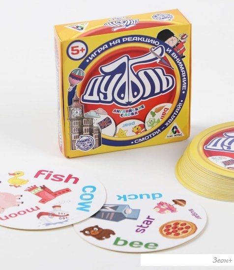 Настольная игра Лас Играс Дуббль. Английские слова 2579446