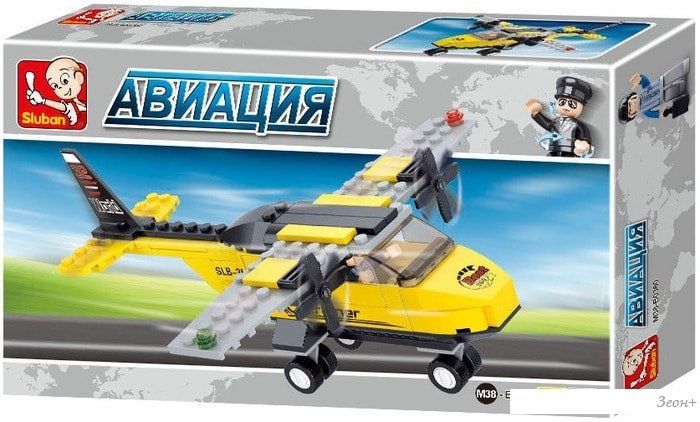 Конструктор Sluban Авиация M38-B0360 Тренировочный самолет