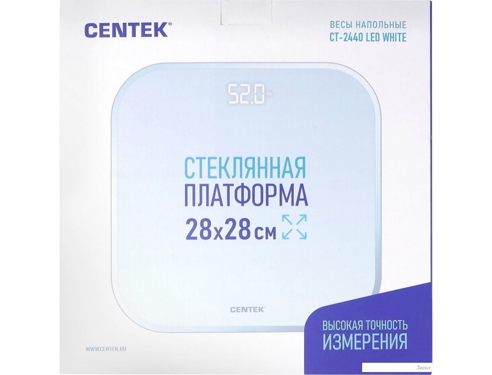 Напольные весы CENTEK CT-2440 (белый)