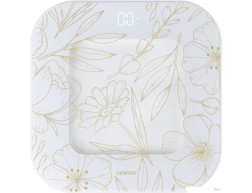 Напольные весы CENTEK CT-2440 (цветы)