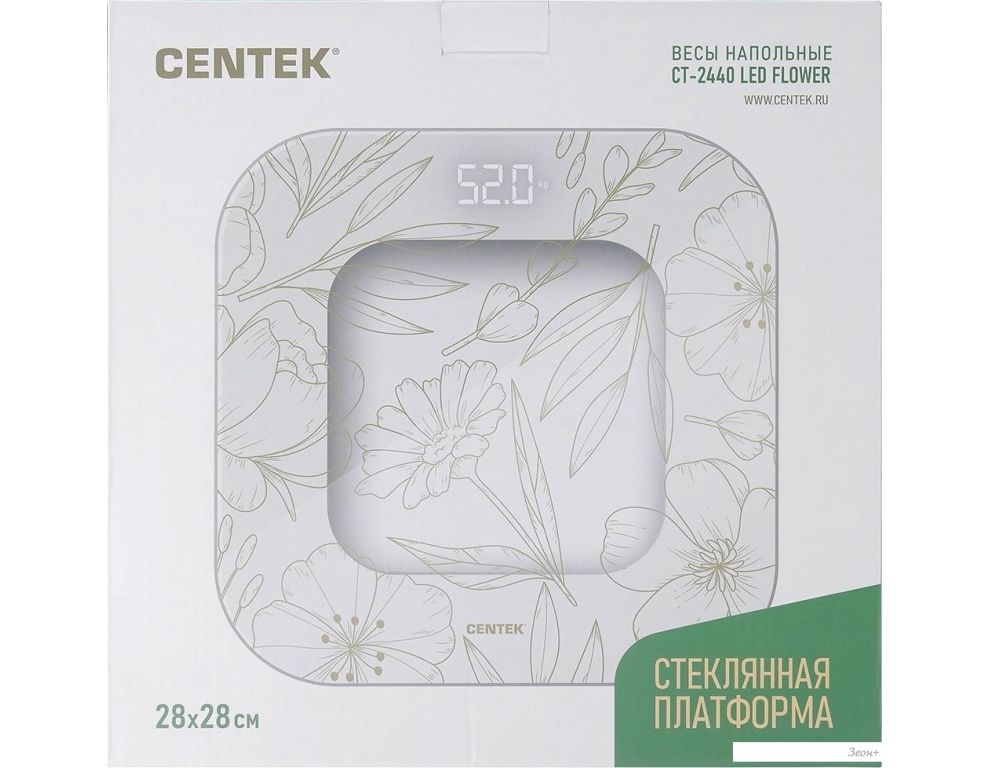 Напольные весы CENTEK CT-2440 (цветы)