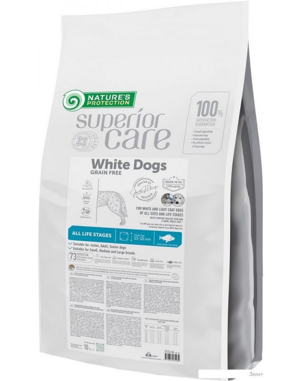 Сухой корм для собак Nature's Protection SC White Dogs White Fish NPSC47593 10 кг