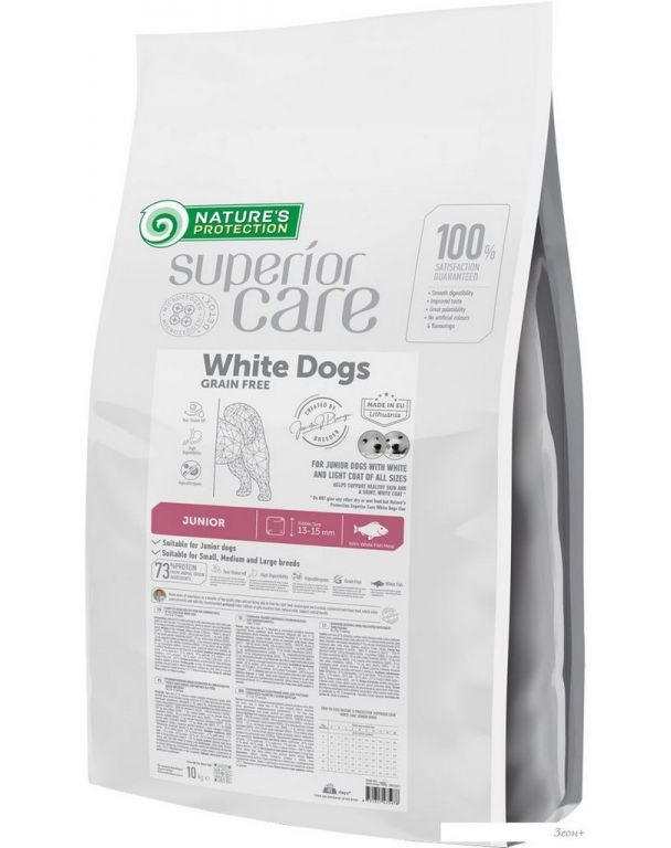 Сухой корм для собак Nature's Protection SC White Dogs White Fish NPSC47597 10 кг