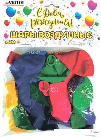 Воздушный шар deVente С Днем Рождения 9061705 (20 шт)